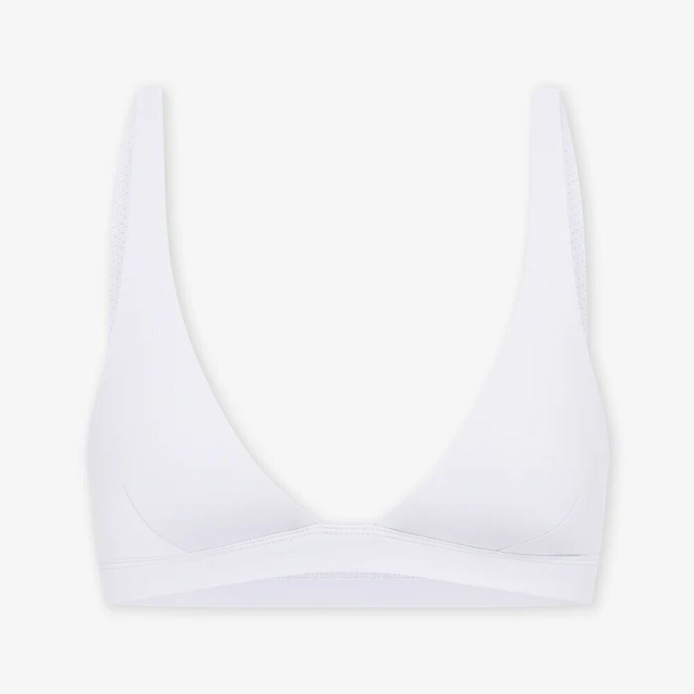 CSB Freedom Contour Crop in White